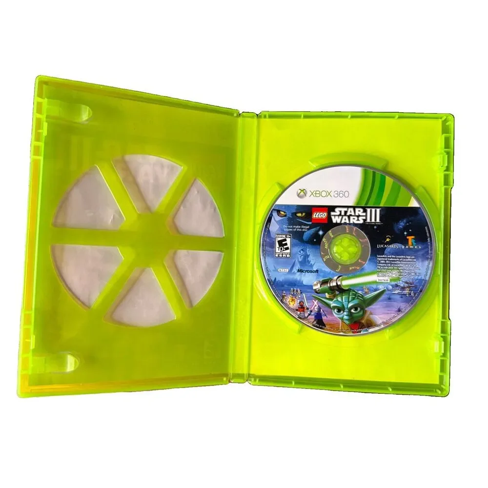 LEGO Star Wars III: The Clone Wars Microsoft Xbox 360 No Manuals